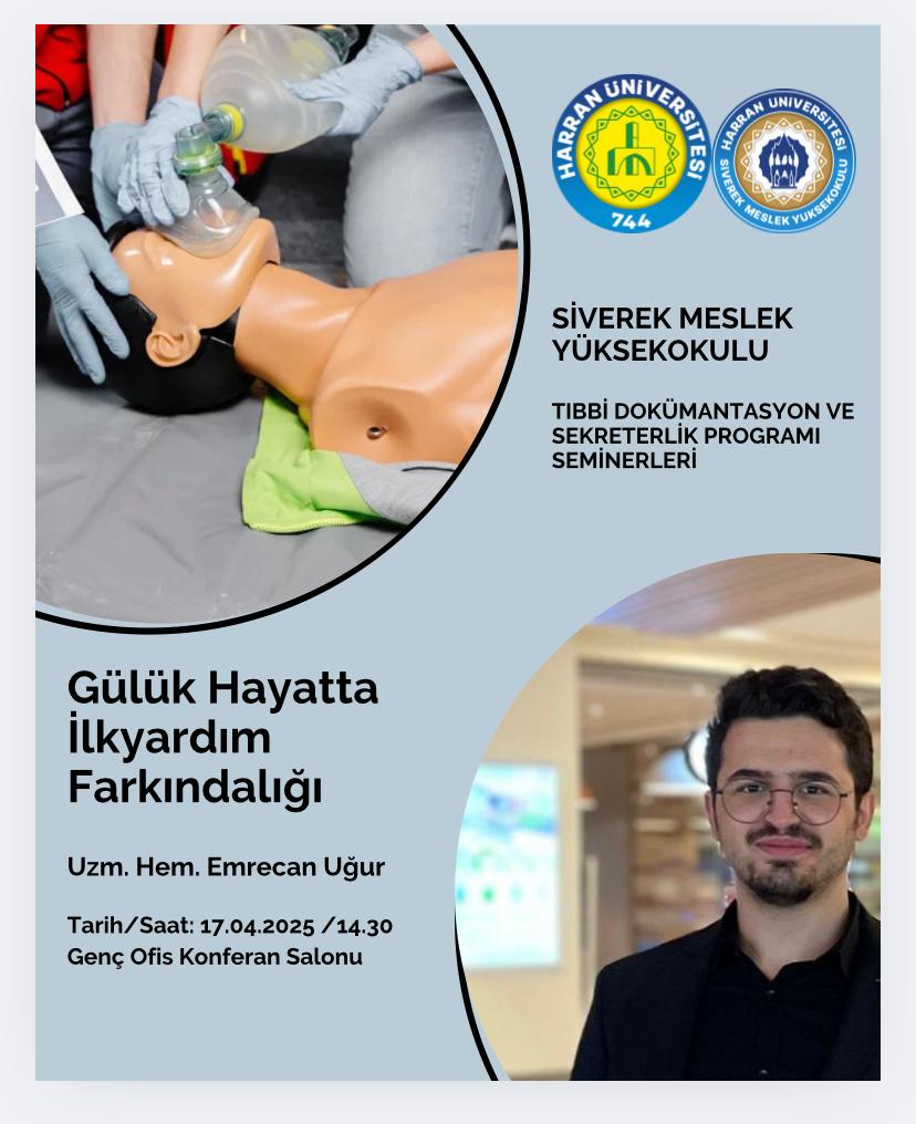Günlük Hayatta İlk Yardım Farkındalığı Semineri